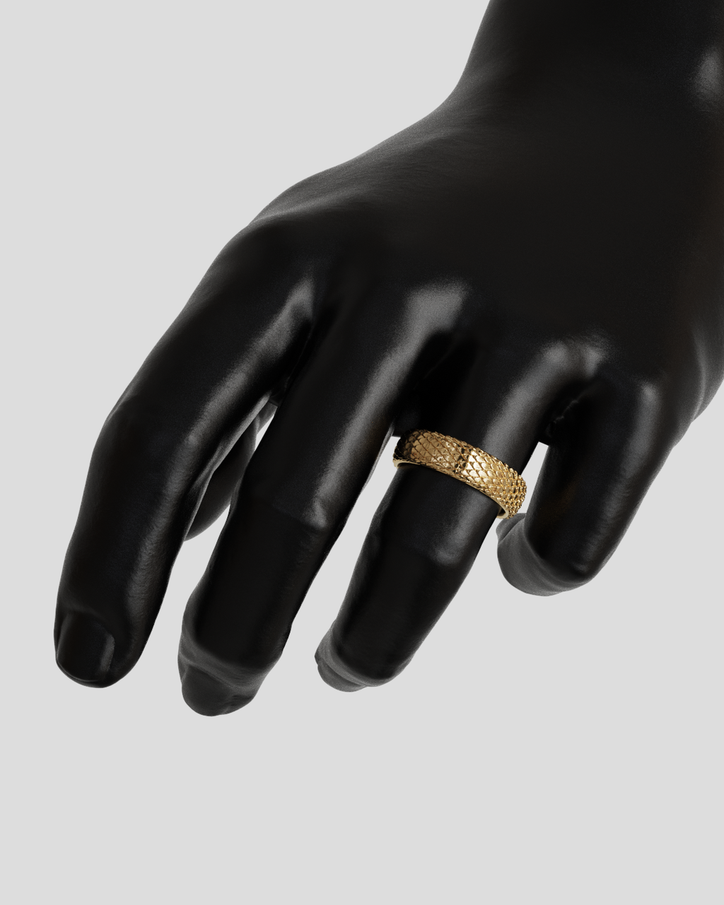 Anillo Draco oro rosa 18K