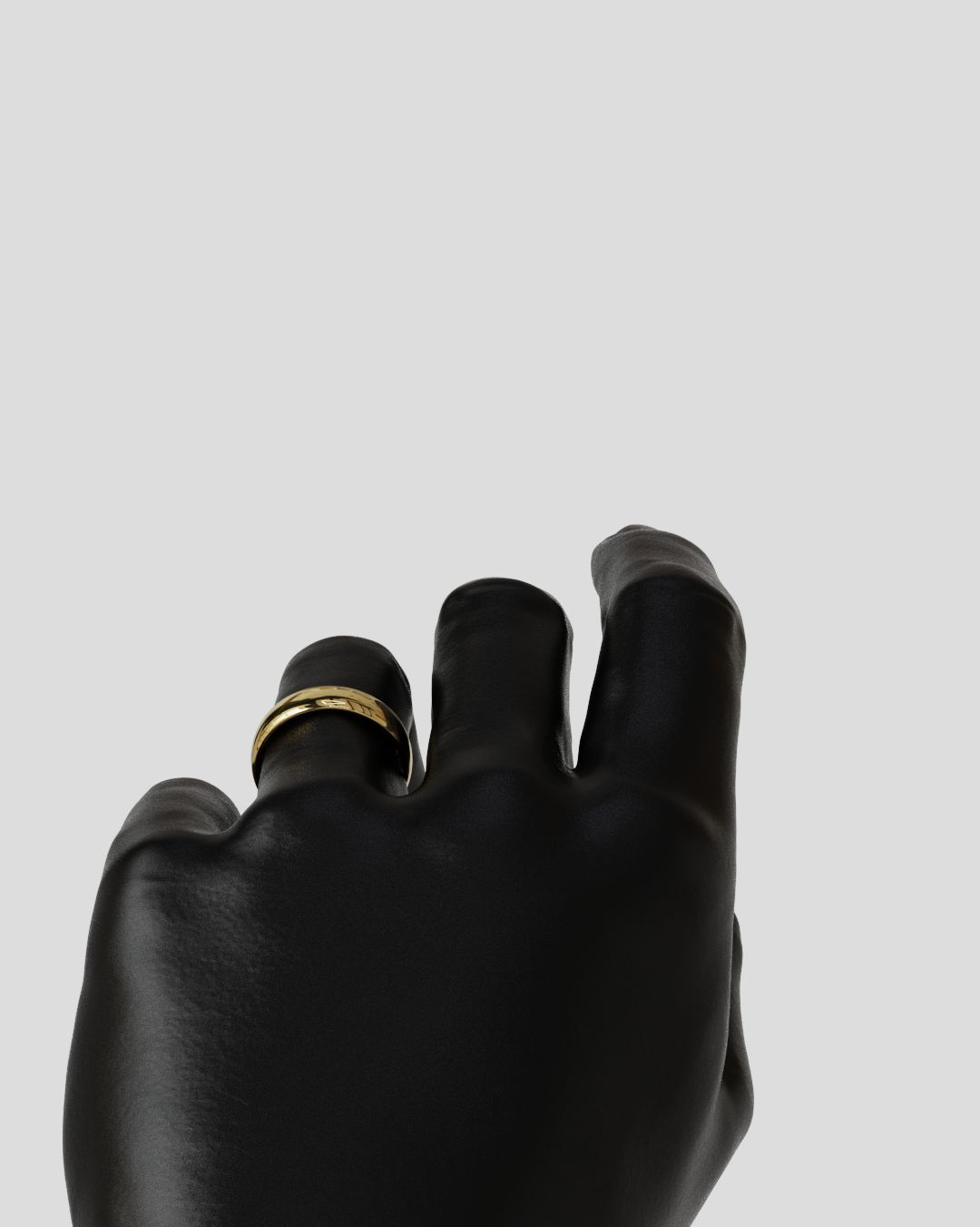 Argolla Mediacaña 5mm 6gramos oro amarillo 18K