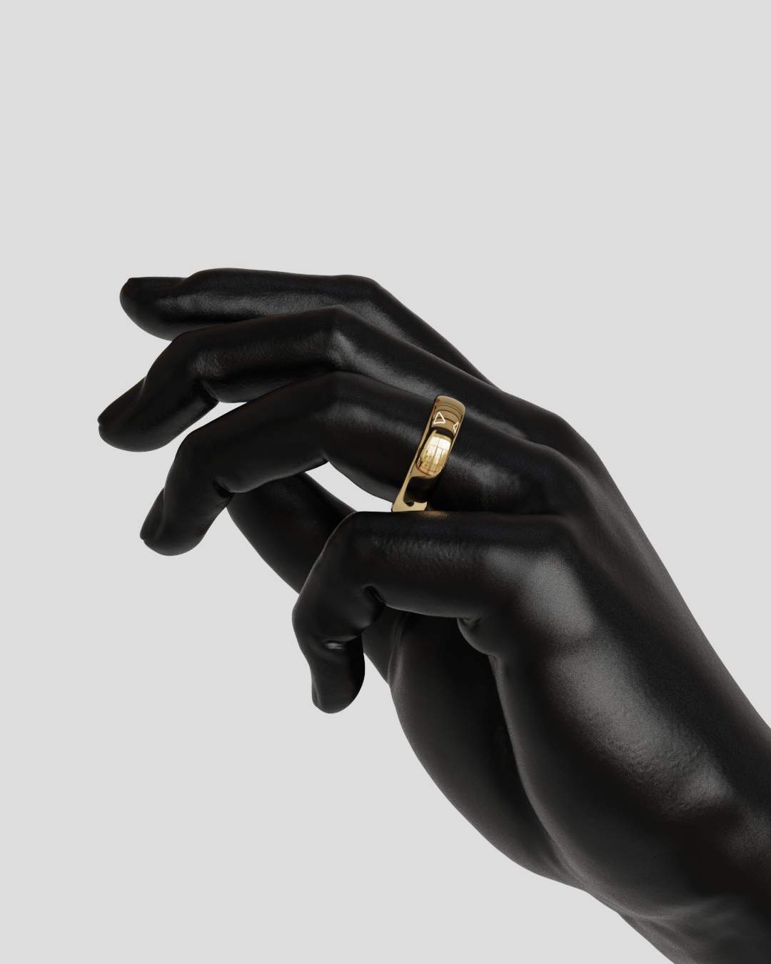 Argolla Mediacaña 5mm 6gramos oro rosa 18K