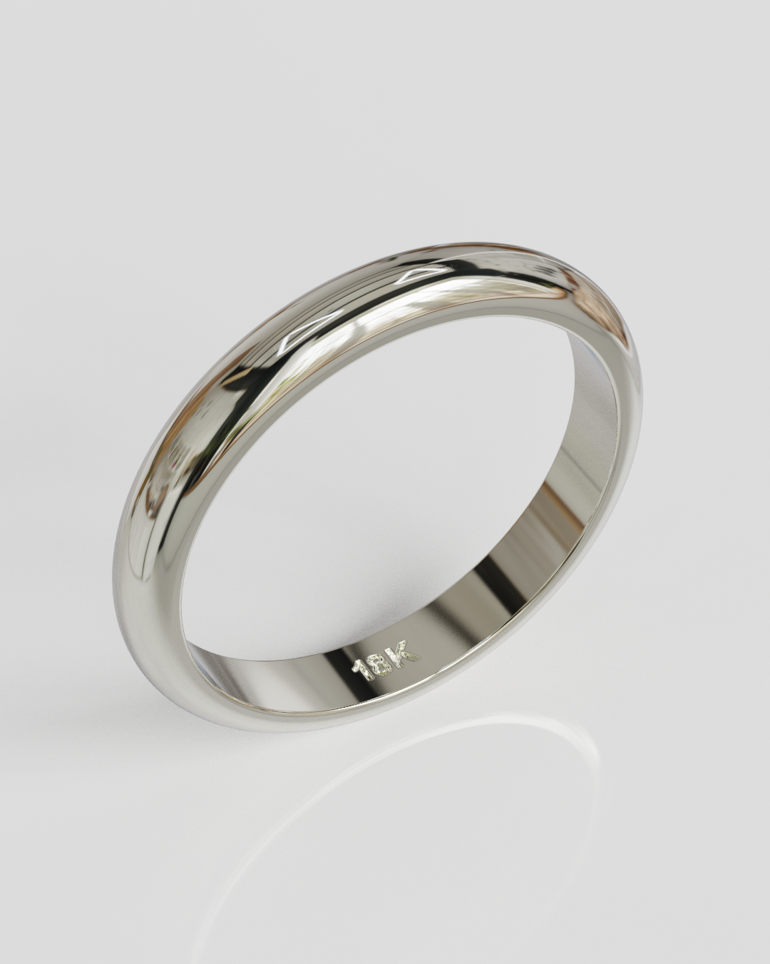 Argolla Inglesa 3mm 3,5gramos plata