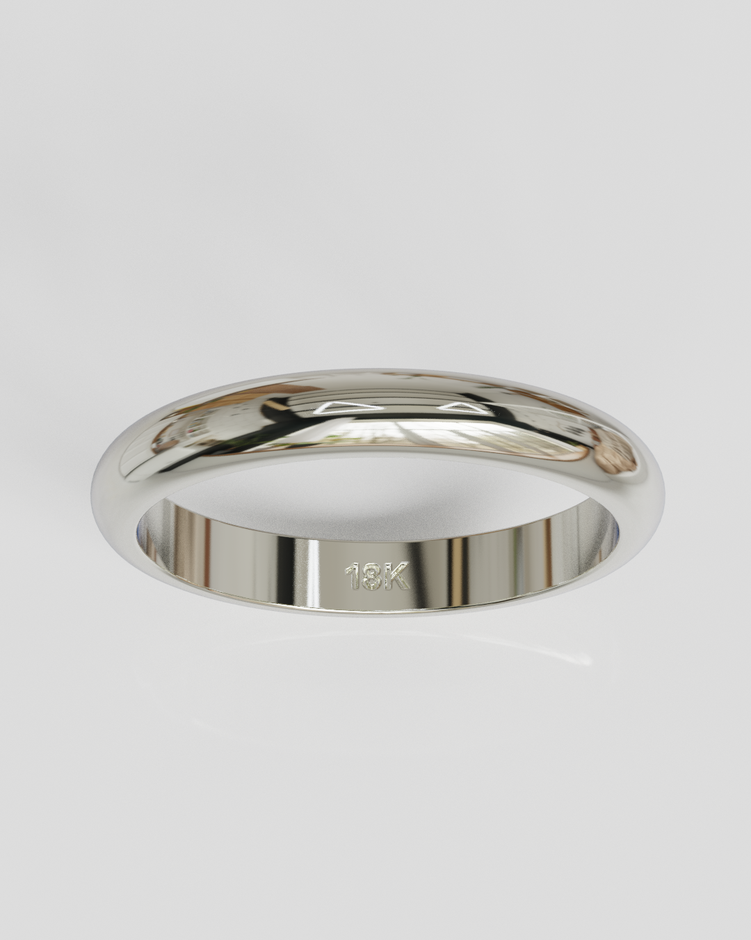 Argolla Inglesa 3mm 3,5gramos plata