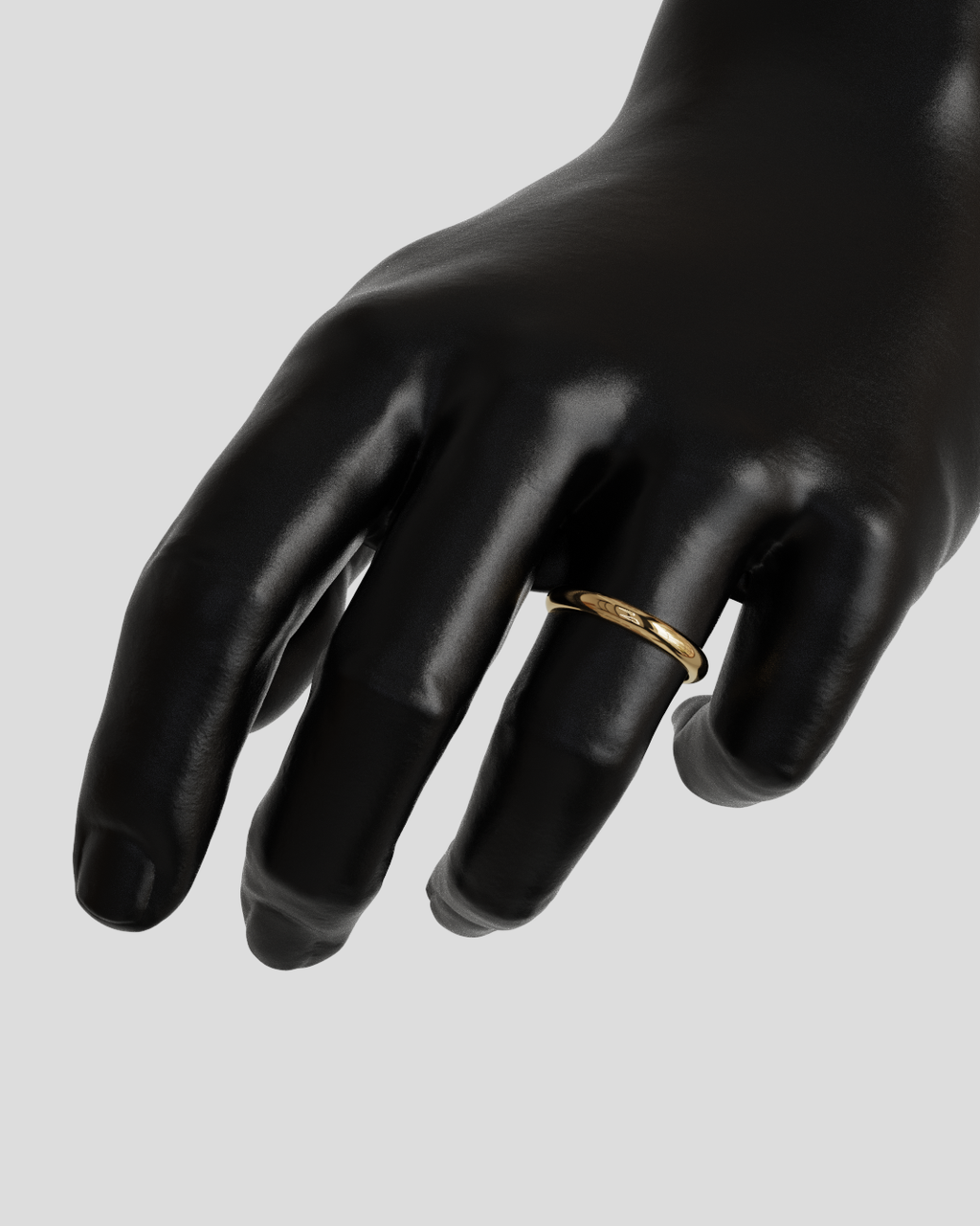 Argolla Inglesa 3mm 3,5gramos oro rosa 18K
