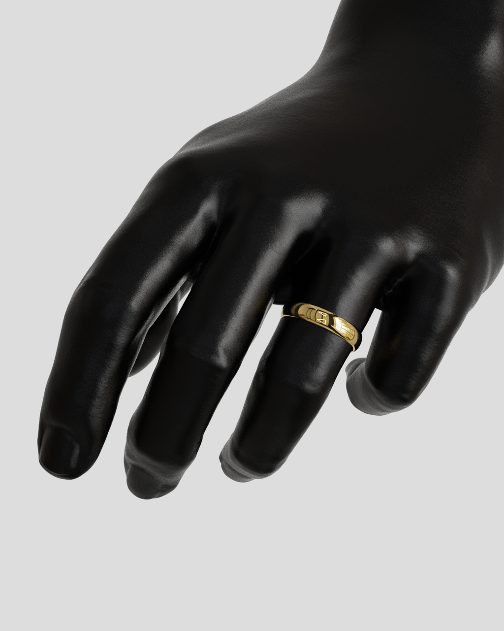 Argolla Inglesa 4mm 3gramos oro amarillo 18K
