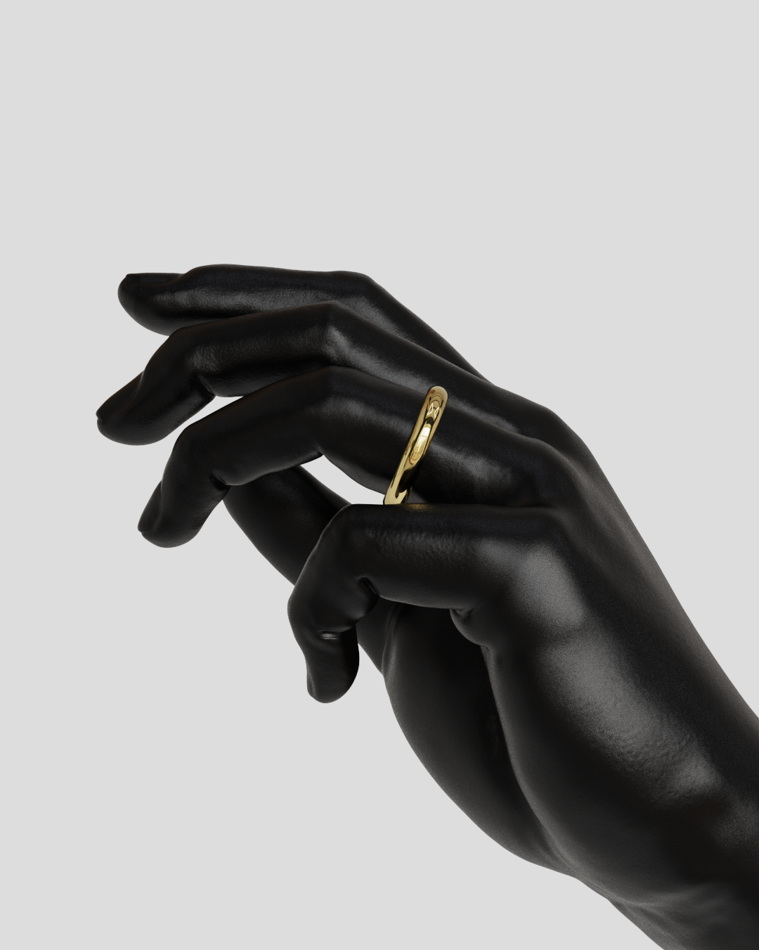 Argolla Inglesa 3mm 5gramos oro amarillo 18K