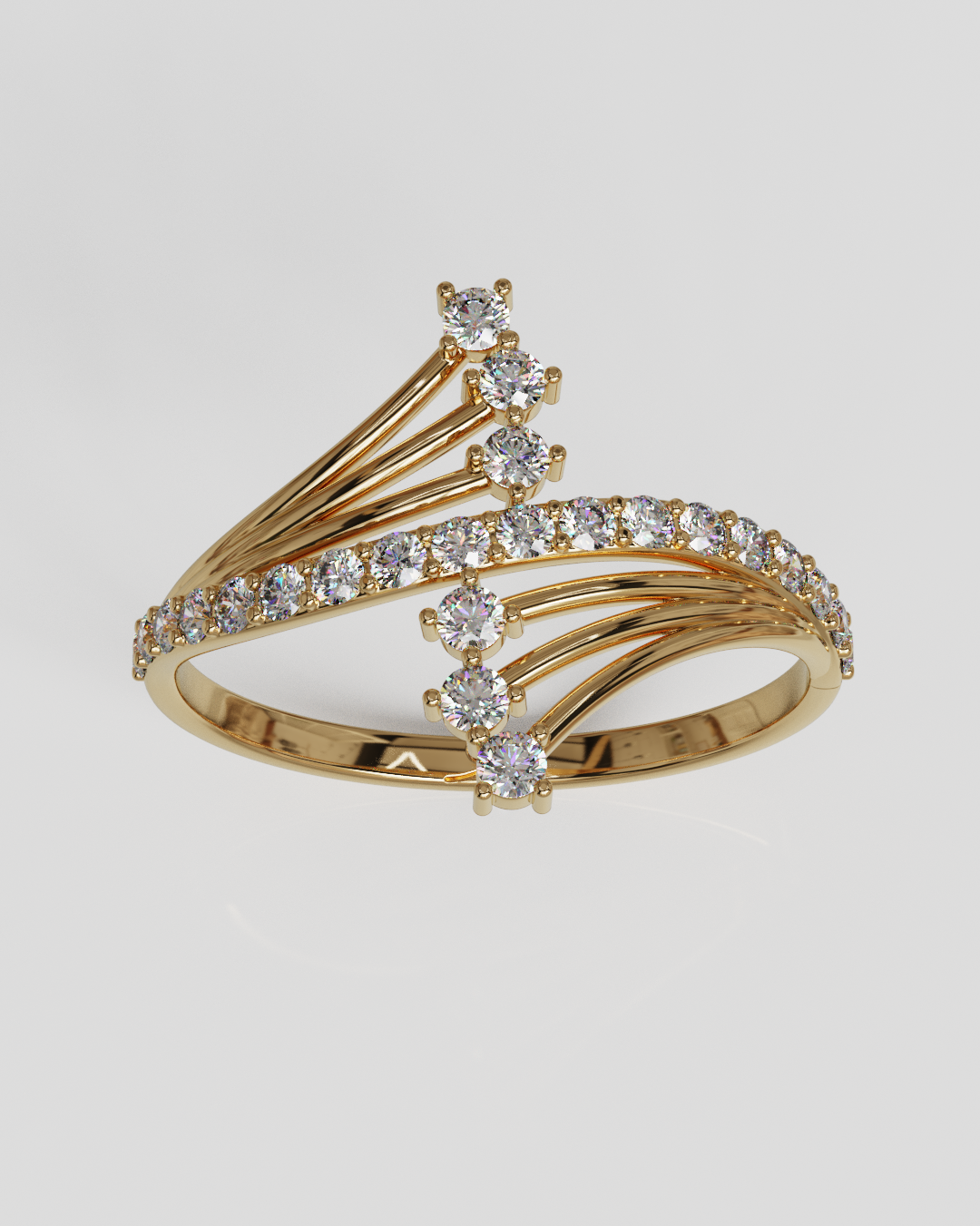 Anillo Nalia oro rosa 18K