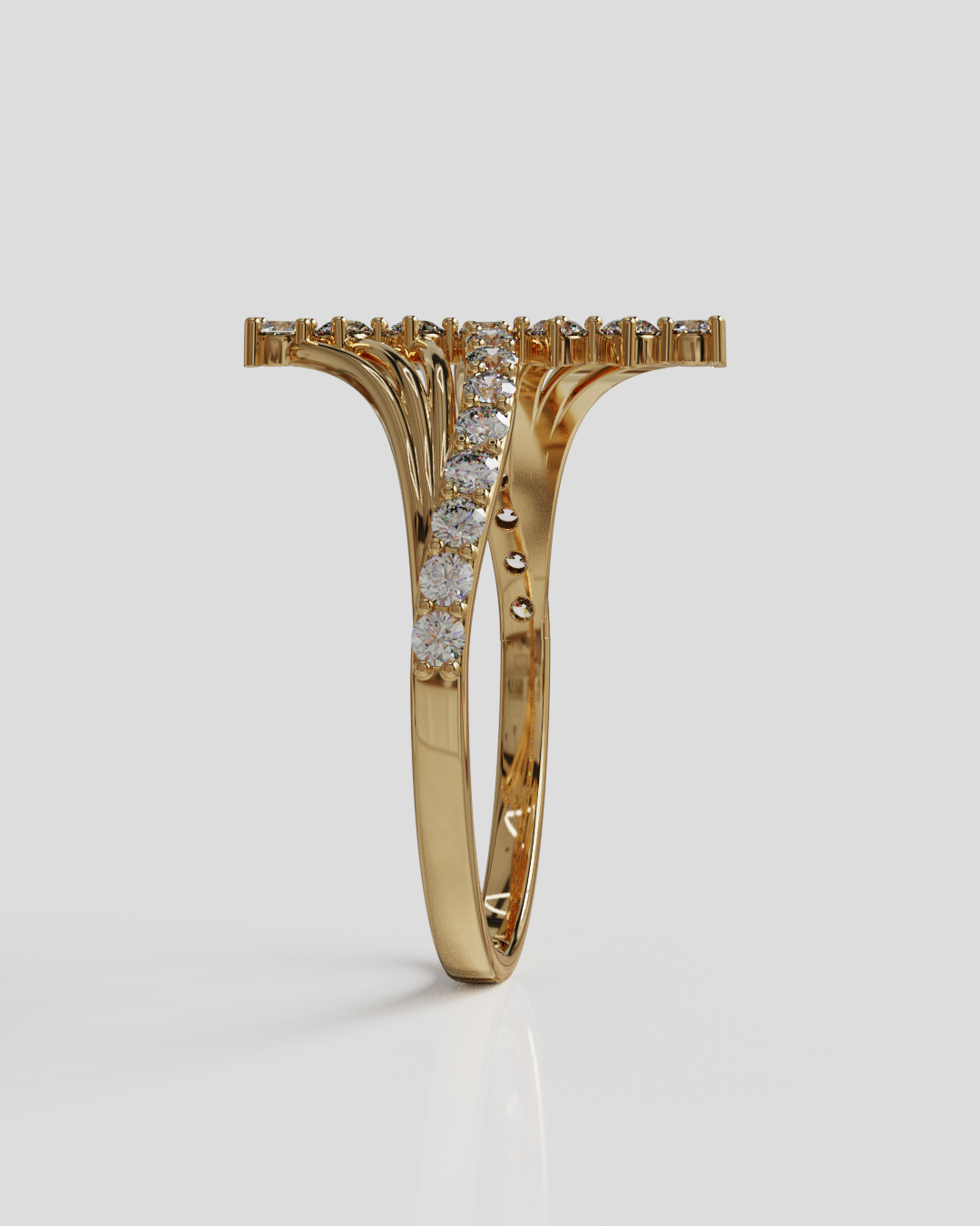 Anillo Nalia oro rosa 18K