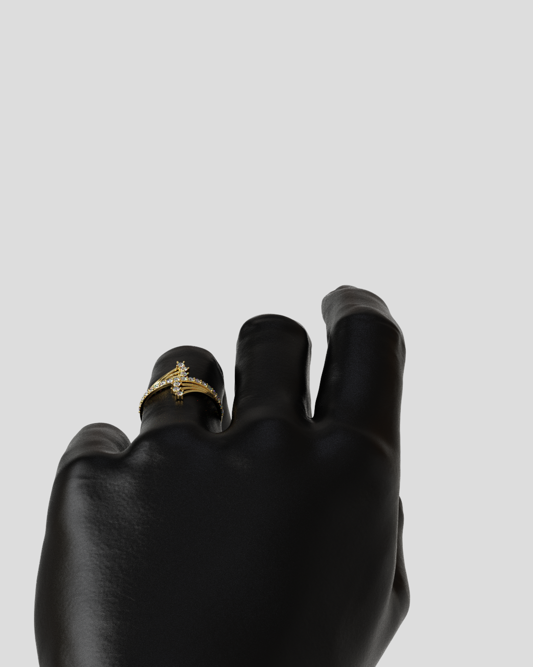 Anillo Nalia oro amarillo 18K