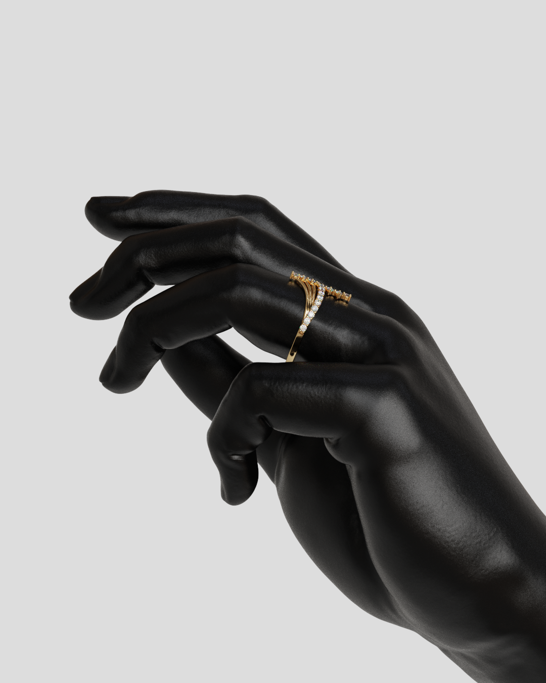 Anillo Nalia oro rosa 18K