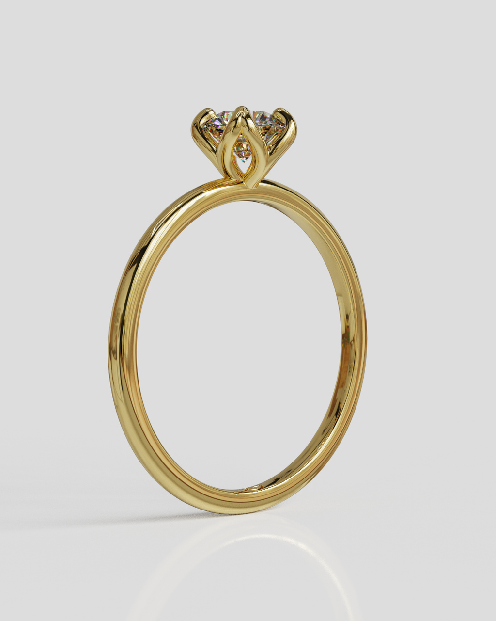 Anillo Lea oro amarillo 18K