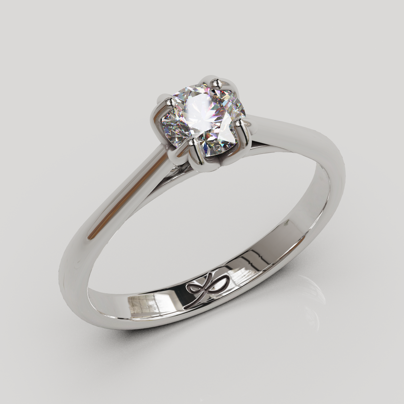 Anillo Tulipa plata