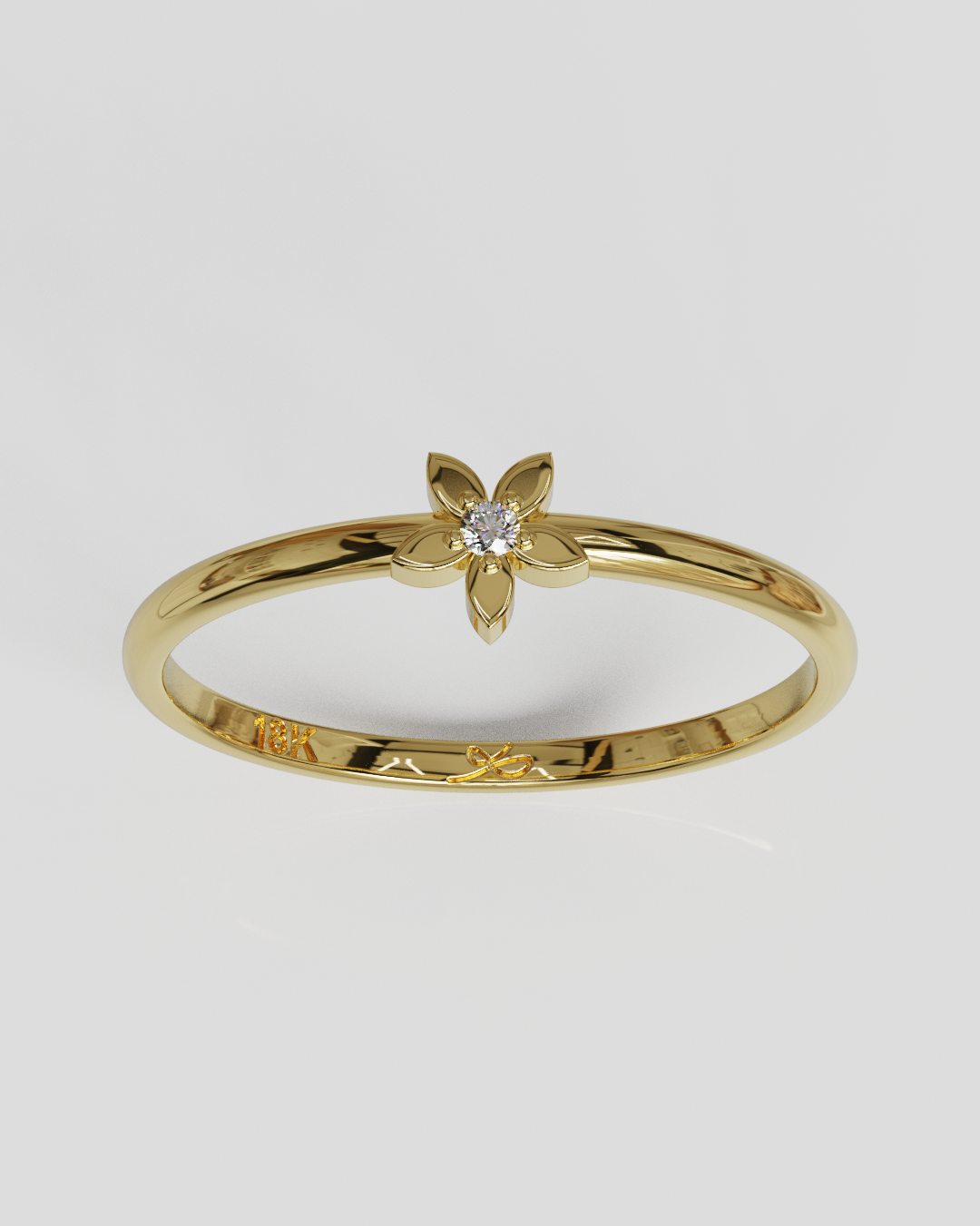 Anillo Rita oro amarillo 18K