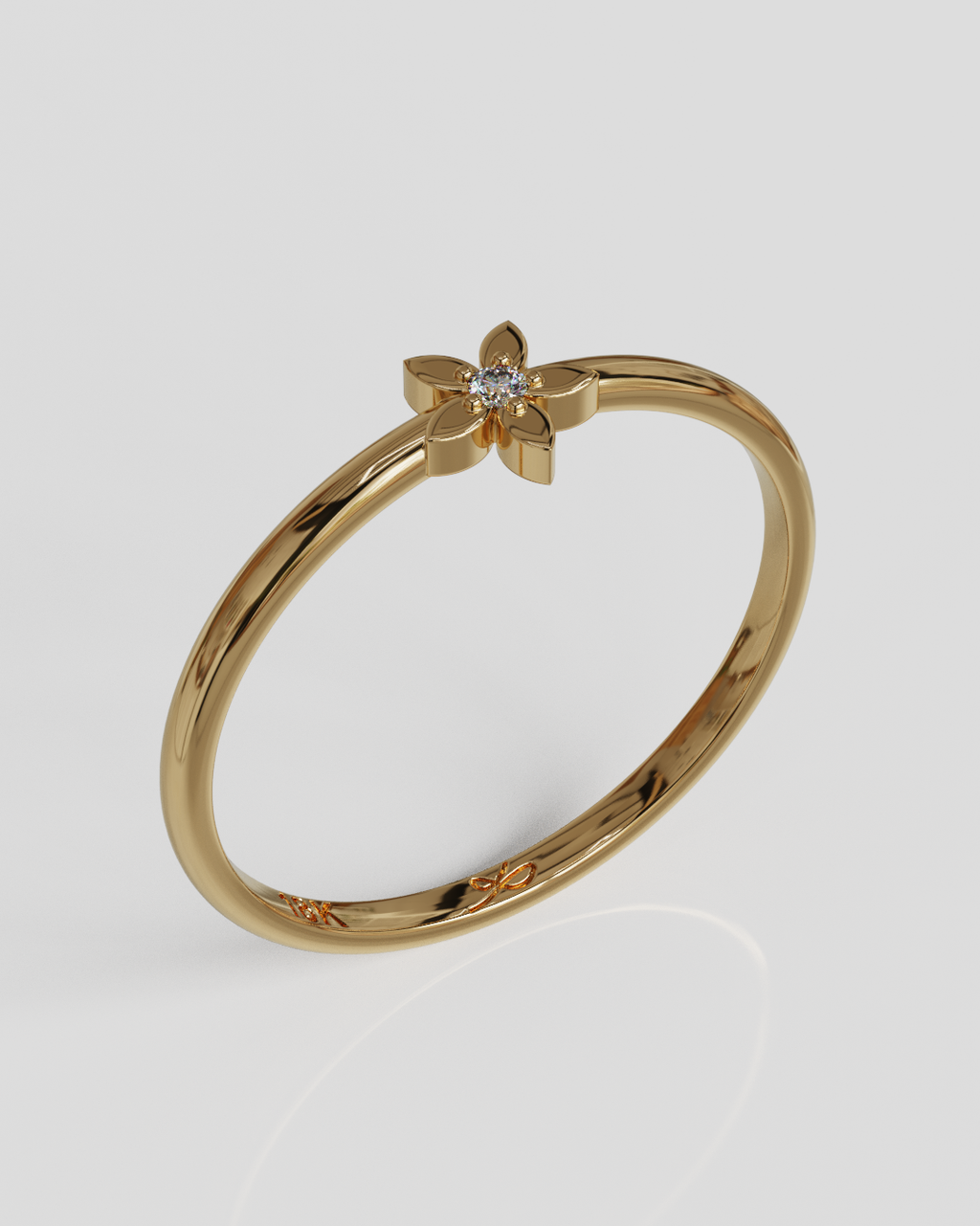 Anillo Rita oro rosa 18K