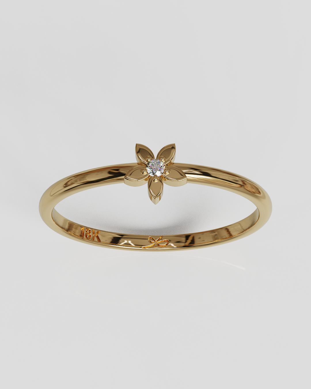 Anillo Rita oro rosa 18K