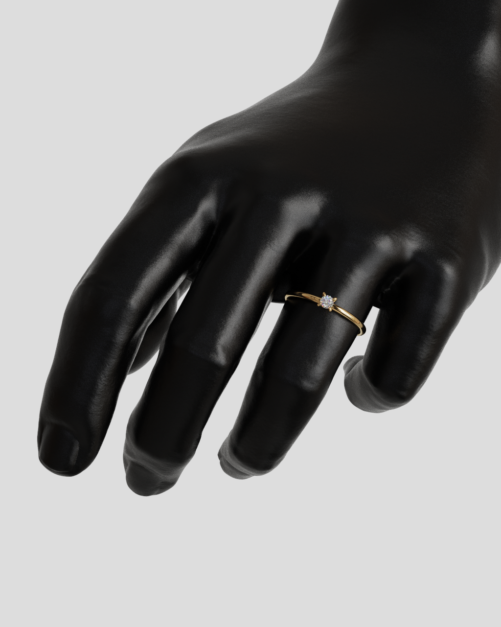 Anillo Gita oro rosa 18K