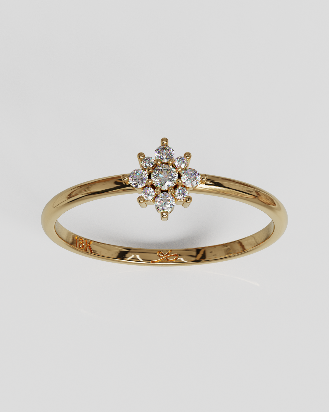 Anillo Shine oro rosa 18K 15%OFF