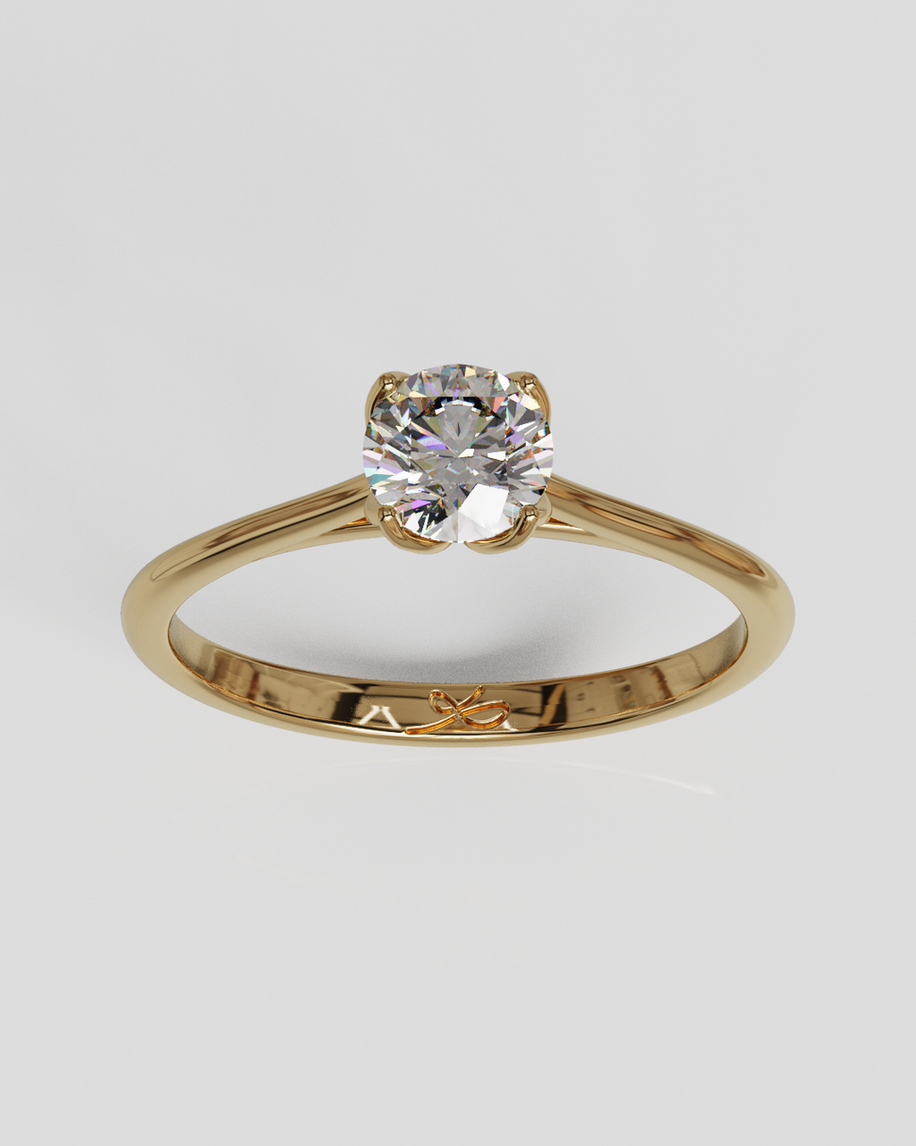 Anillo Tulipa oro rosa 18K