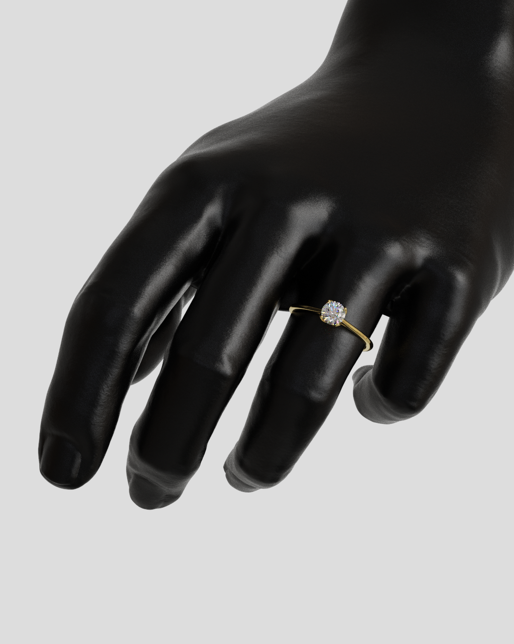 Anillo Tulipa oro amarillo 18K