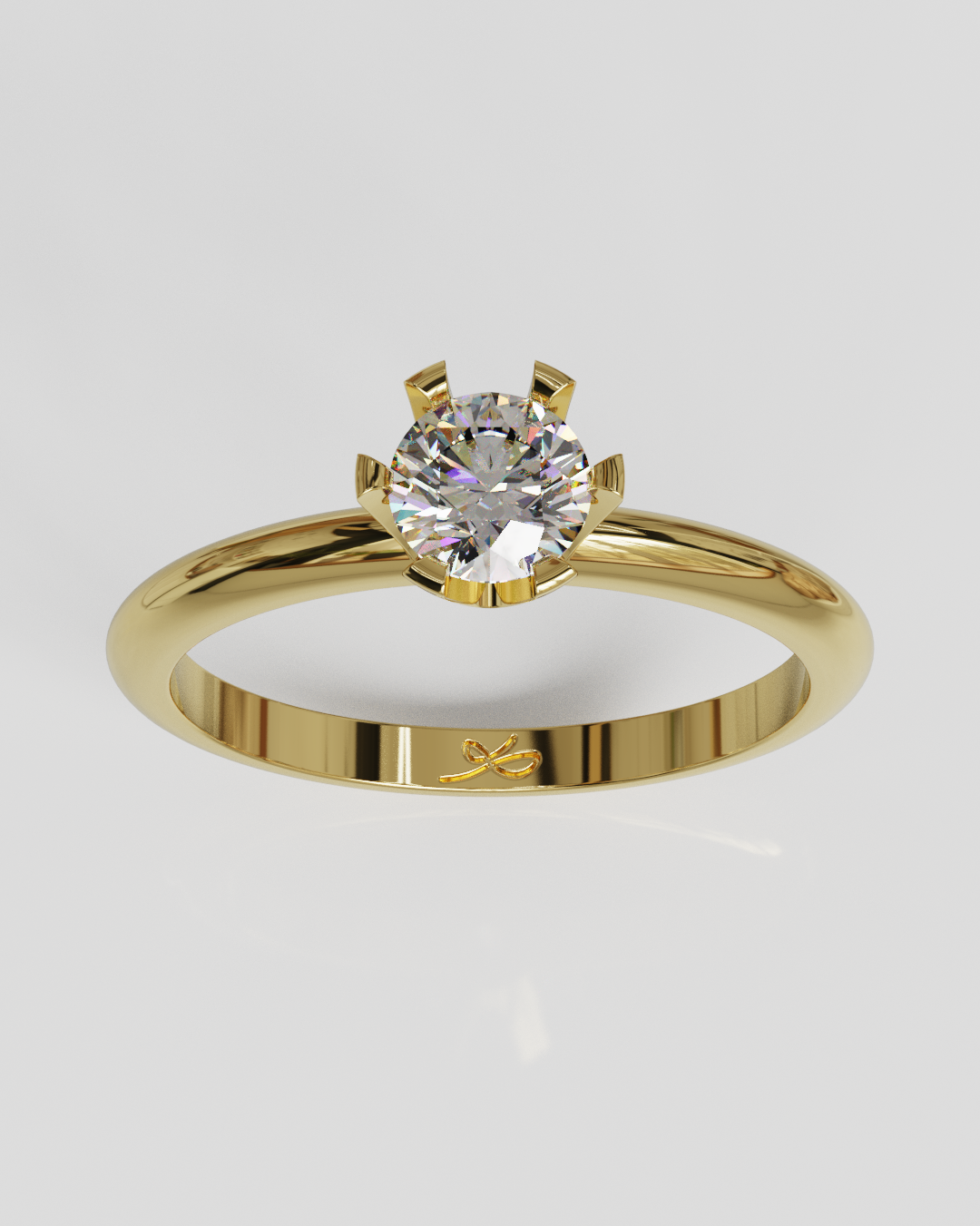 Anillo Crow oro amarillo 18K