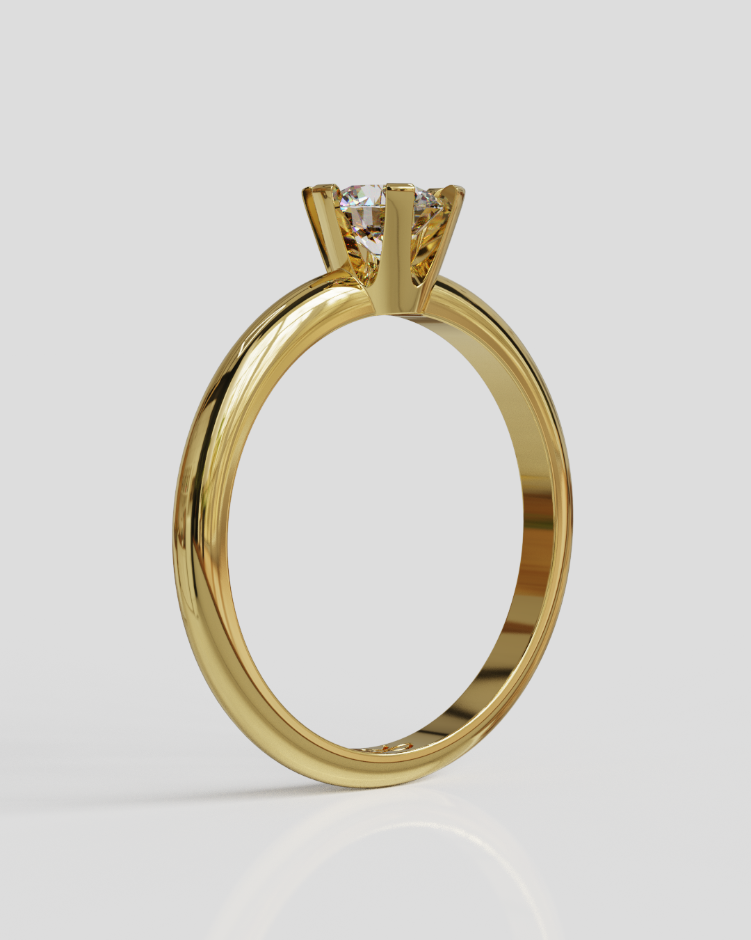 Anillo Crow oro amarillo 18K