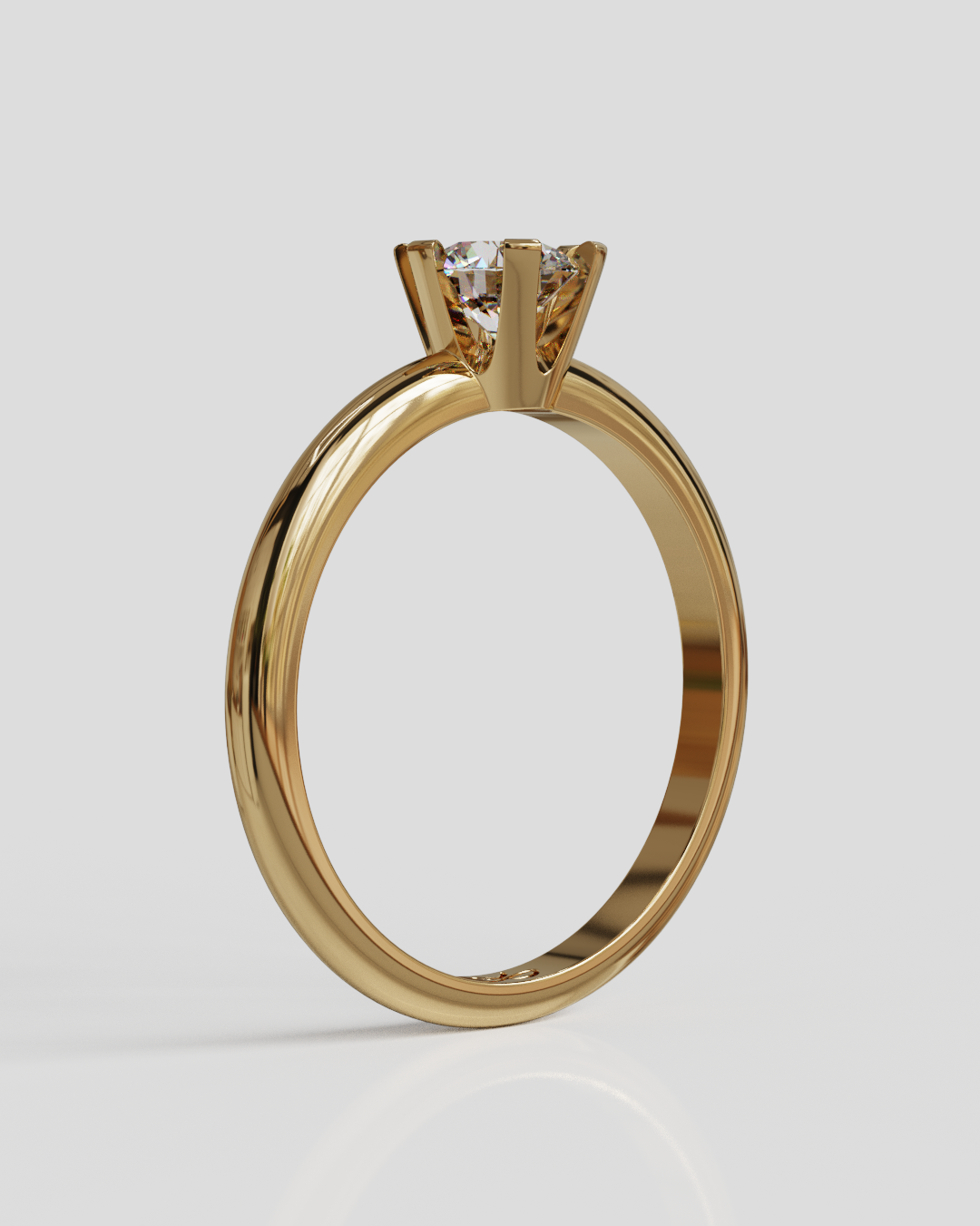 Anillo Crow oro rosa 18K