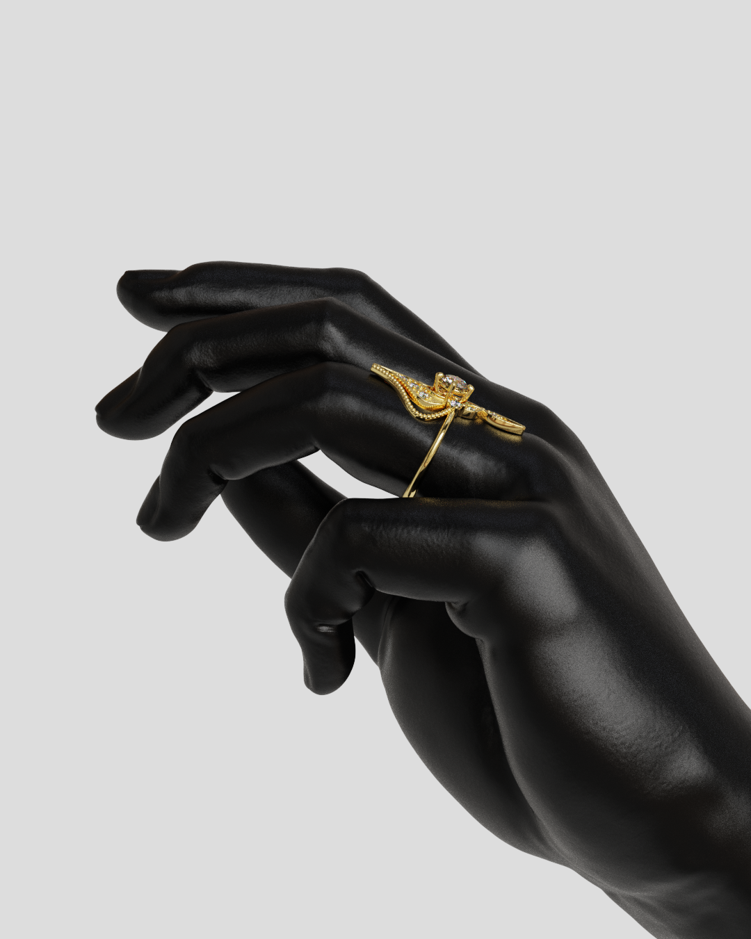 Anillo Ume oro amarillo 18K