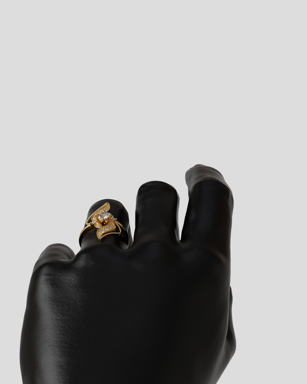 Anillo Ume oro rosa 18K