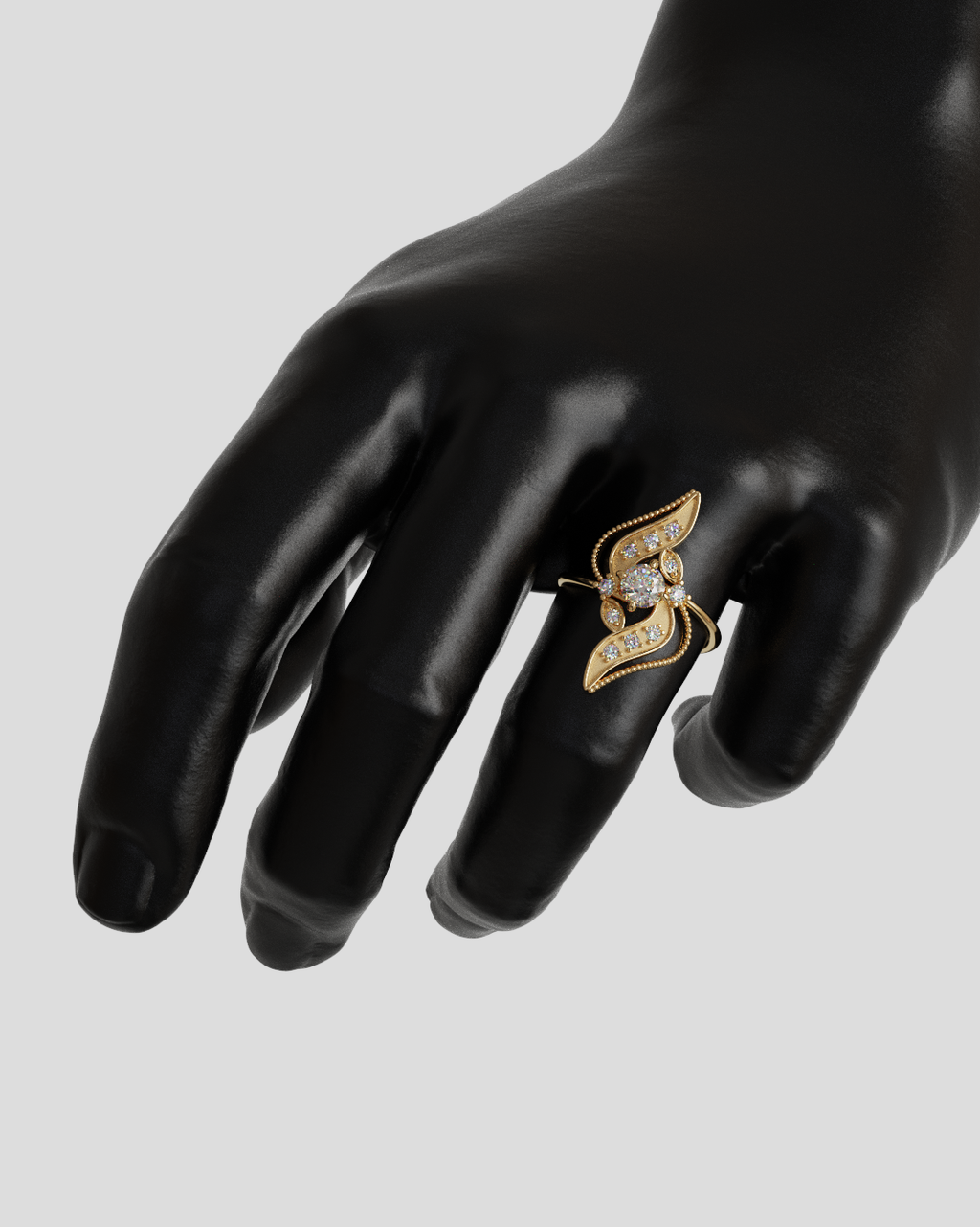 Anillo Ume oro rosa 18K