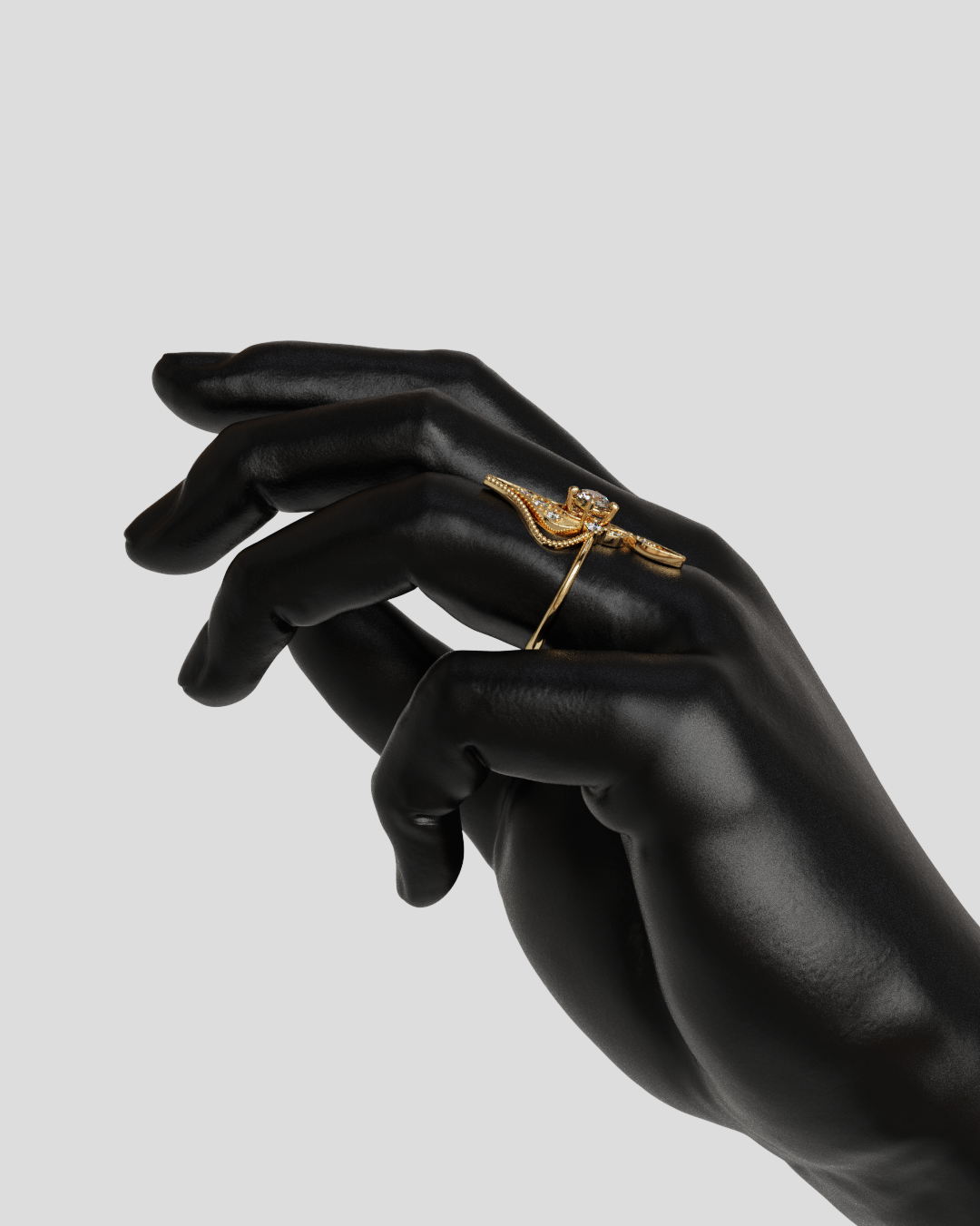 Anillo Ume oro rosa 18K