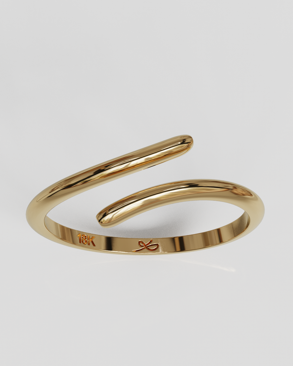 Anillo Style oro rosa 18K