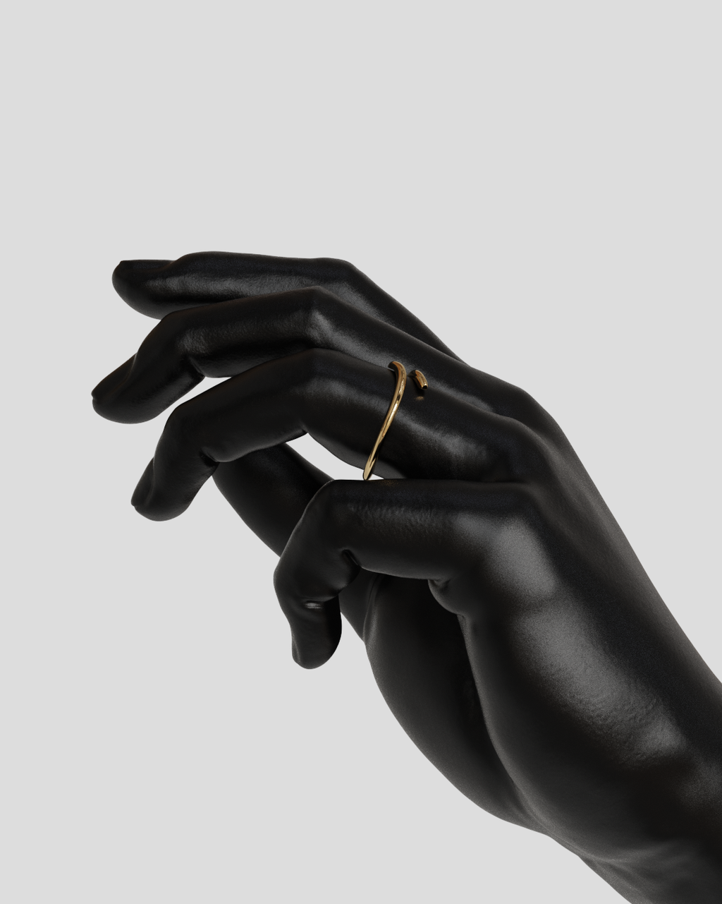 Anillo Style oro rosa 18K