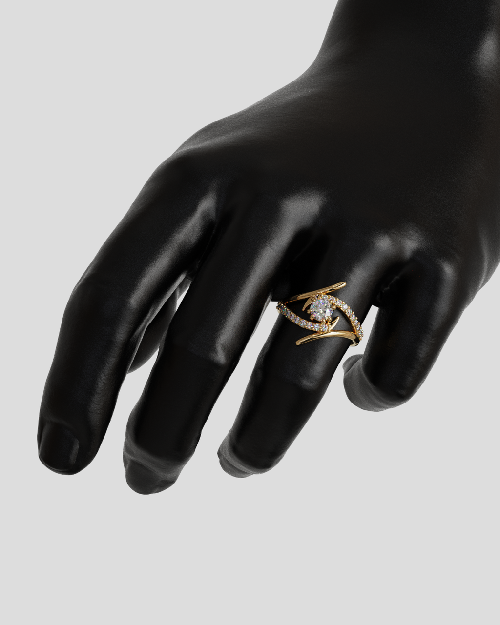 Anillo Chloe oro rosa 18K
