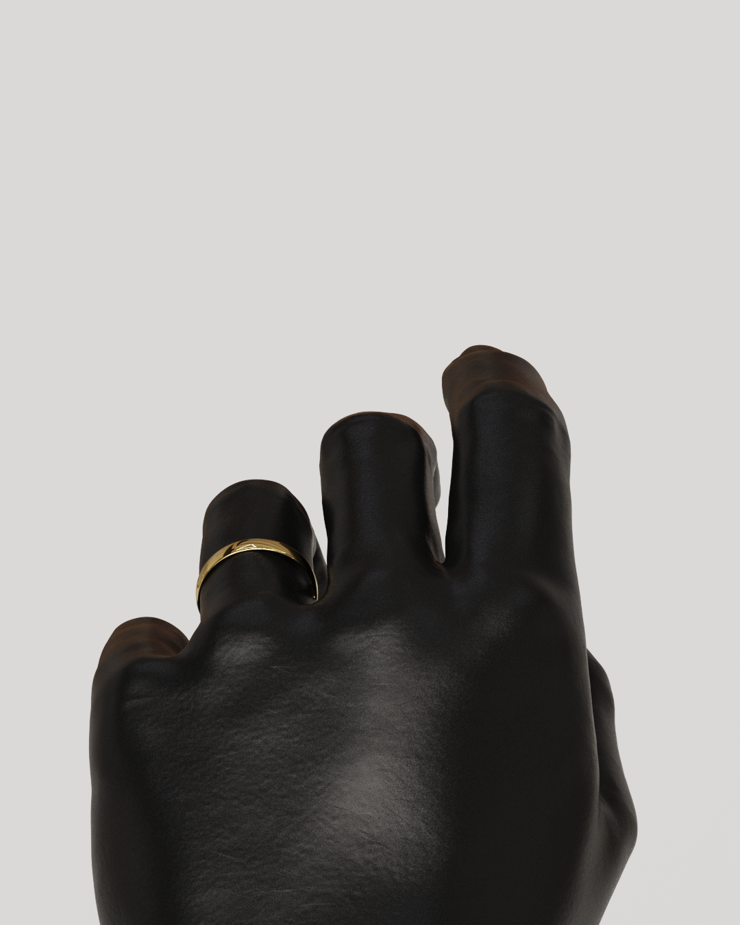 Par Argollas Mediacaña 3mm 3gramos oro amarillo 18K