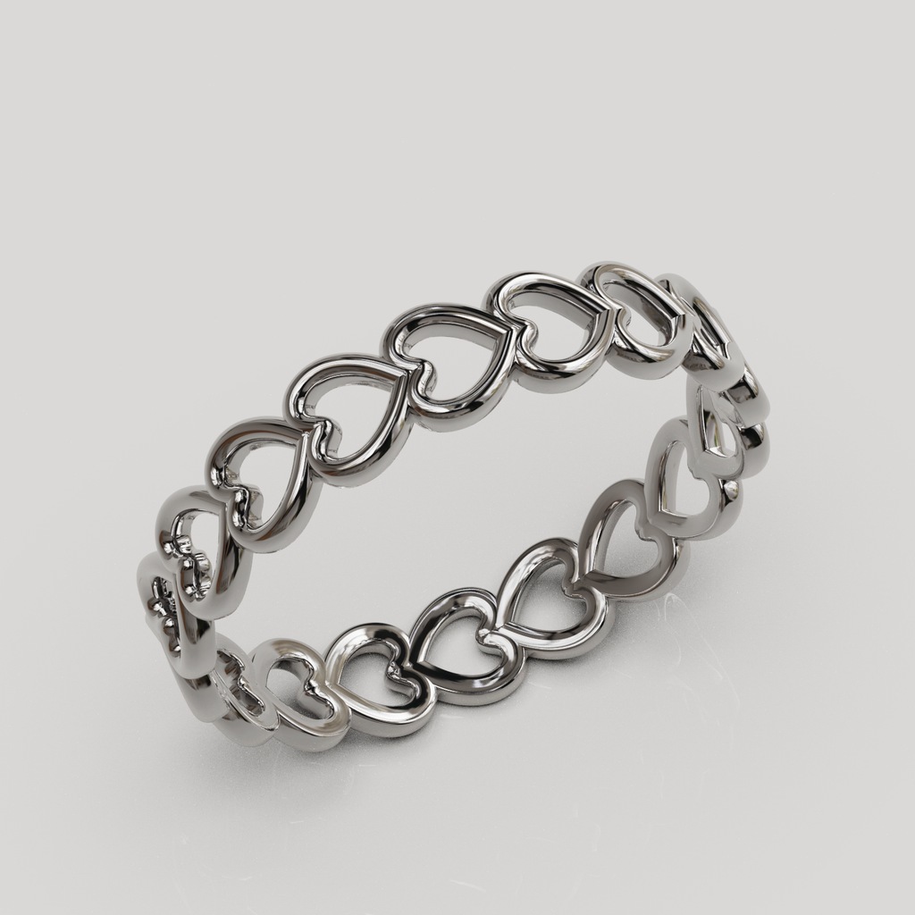 Anillo Corazones