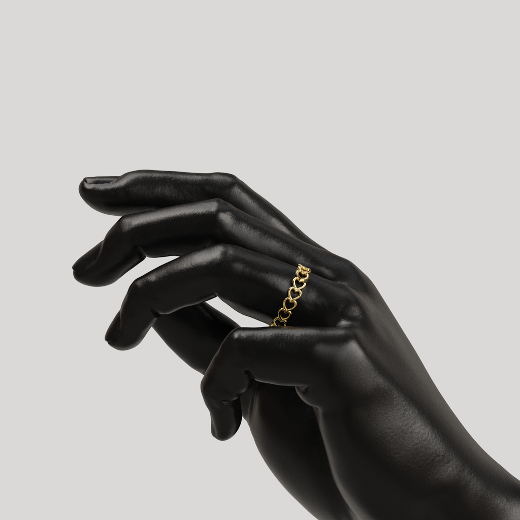 Anillo Corazones