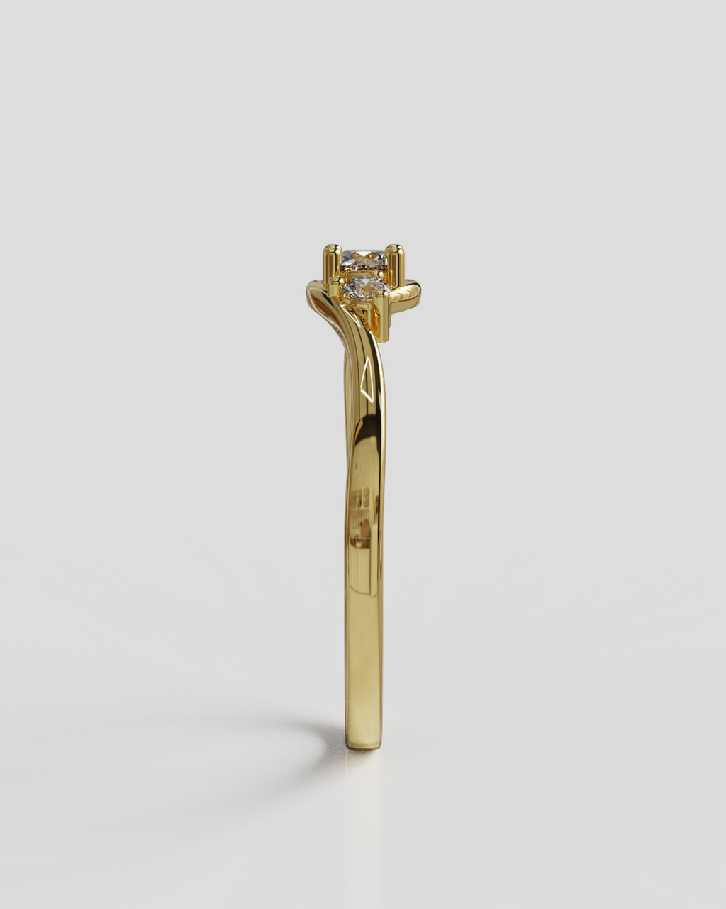 Anillo Virna oro amarillo 18K