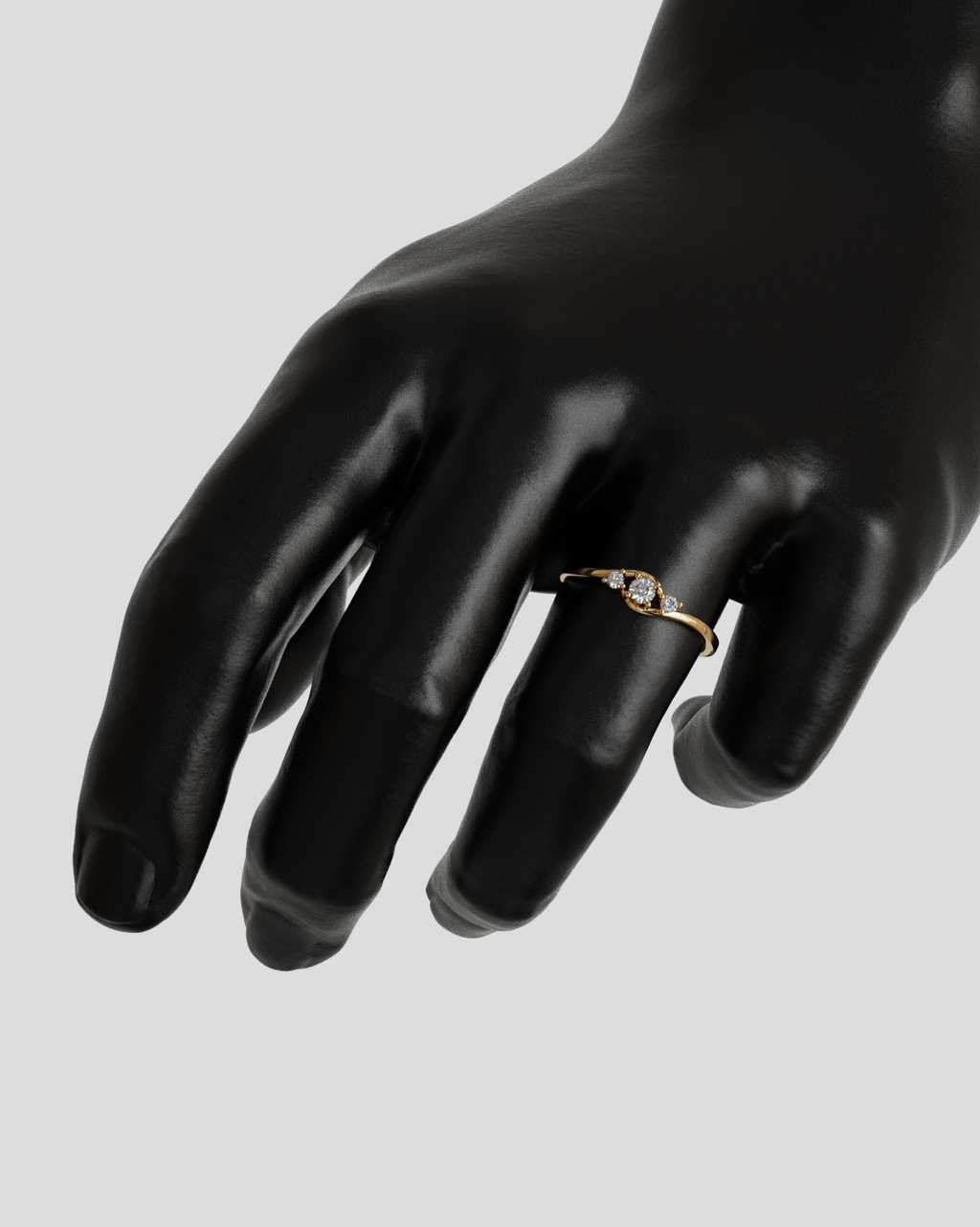 Anillo Virna oro rosa 18K