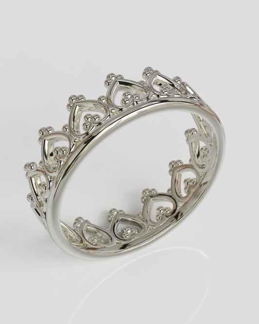 Anillo Corona plata