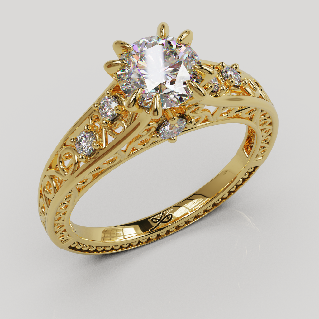 Anillo filigre