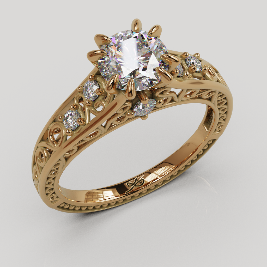 Anillo filigre