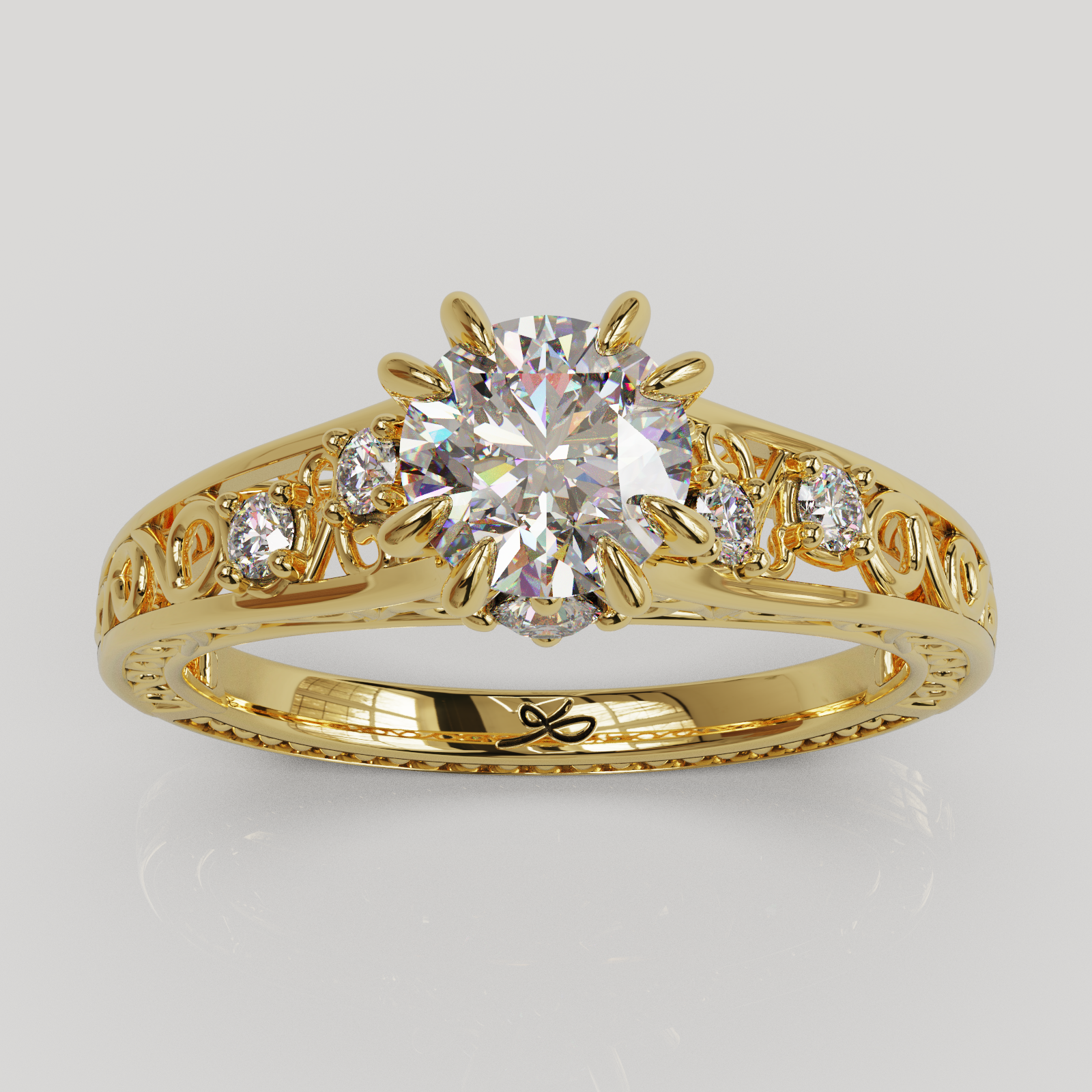 Anillo filigre