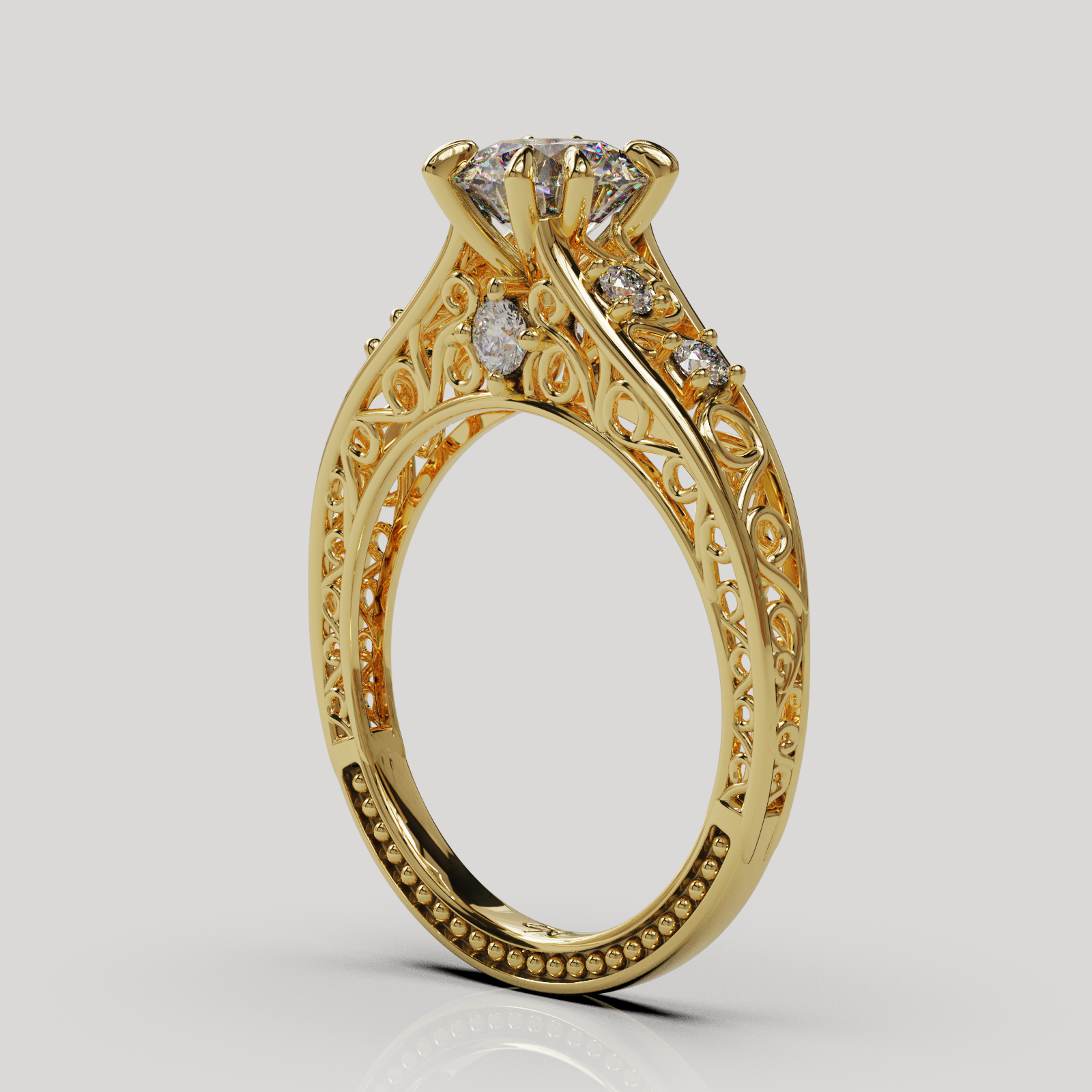 Anillo filigre