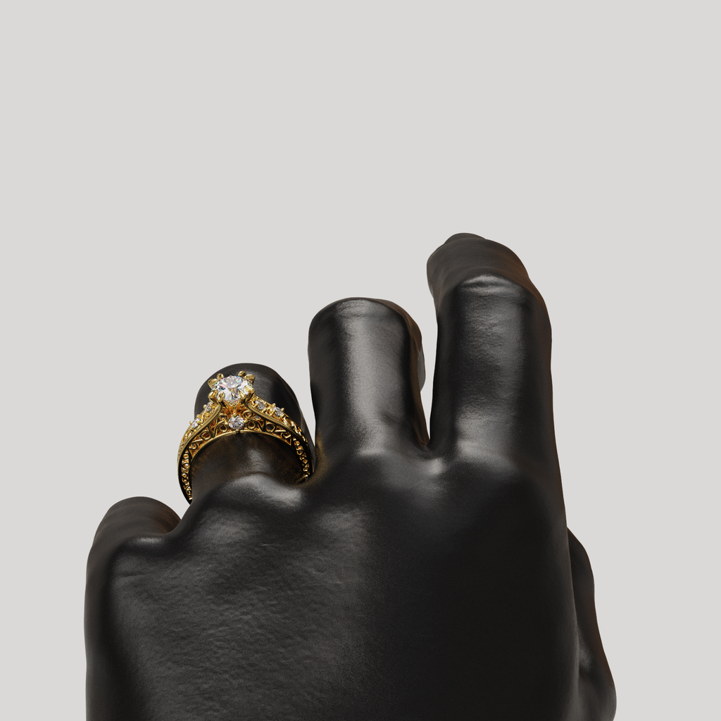 Anillo filigre