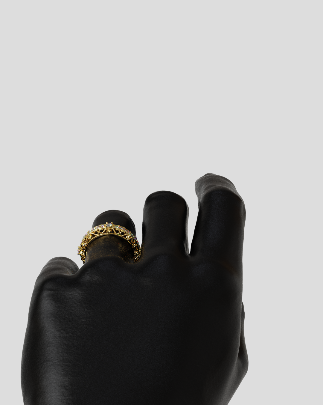 Argolla Catedral oro amarillo 18K