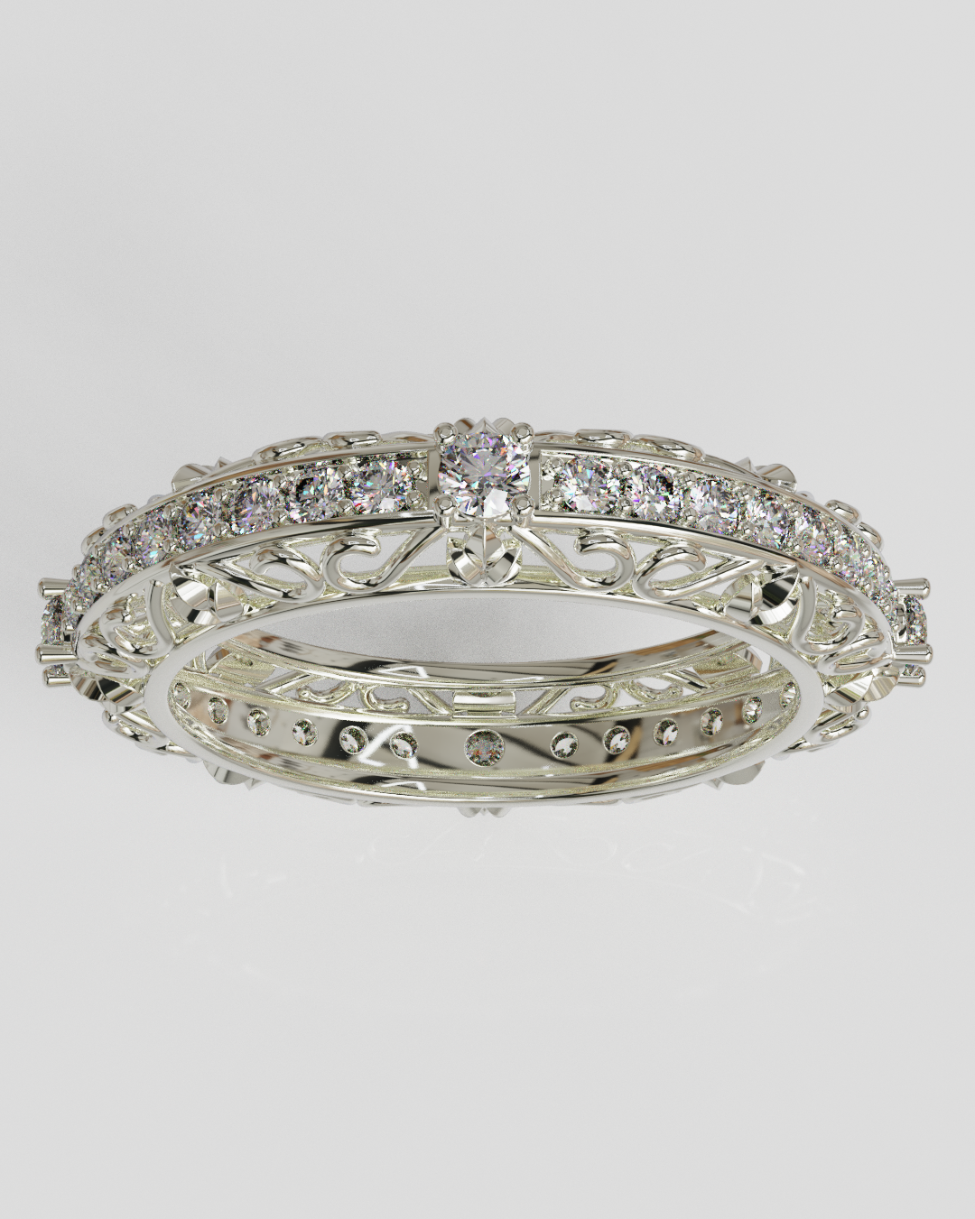 Argolla Catedral plata