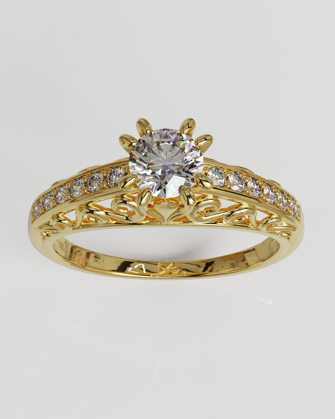 Anillo Catedral oro amarillo 18K 15%OFF