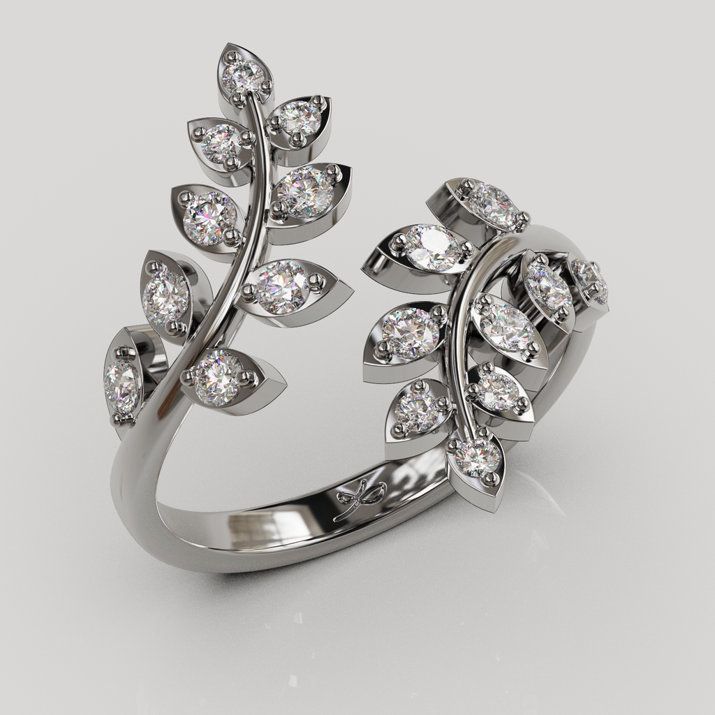 Anillo Hojas