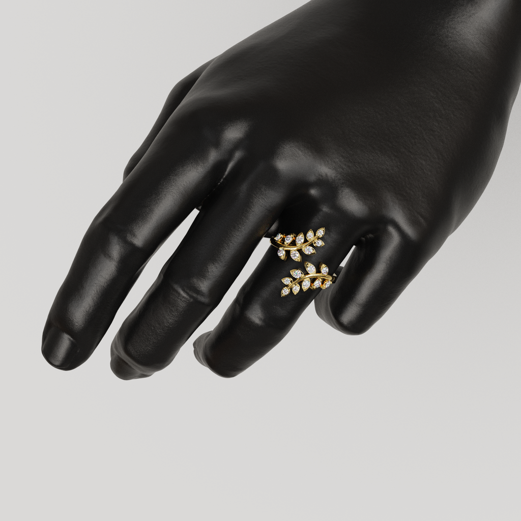 Anillo Hojas