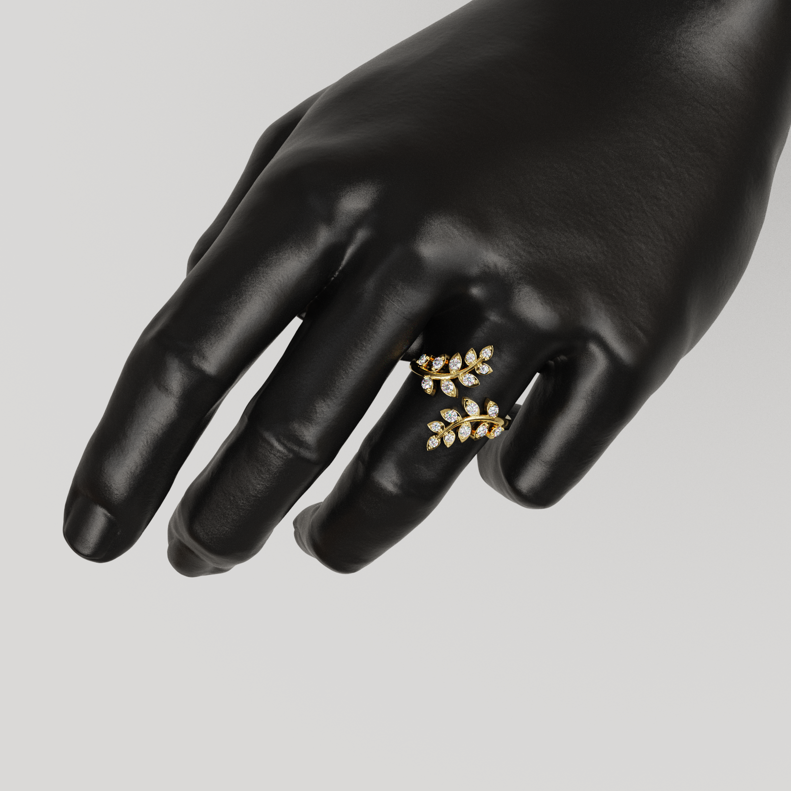 Anillo Hojas