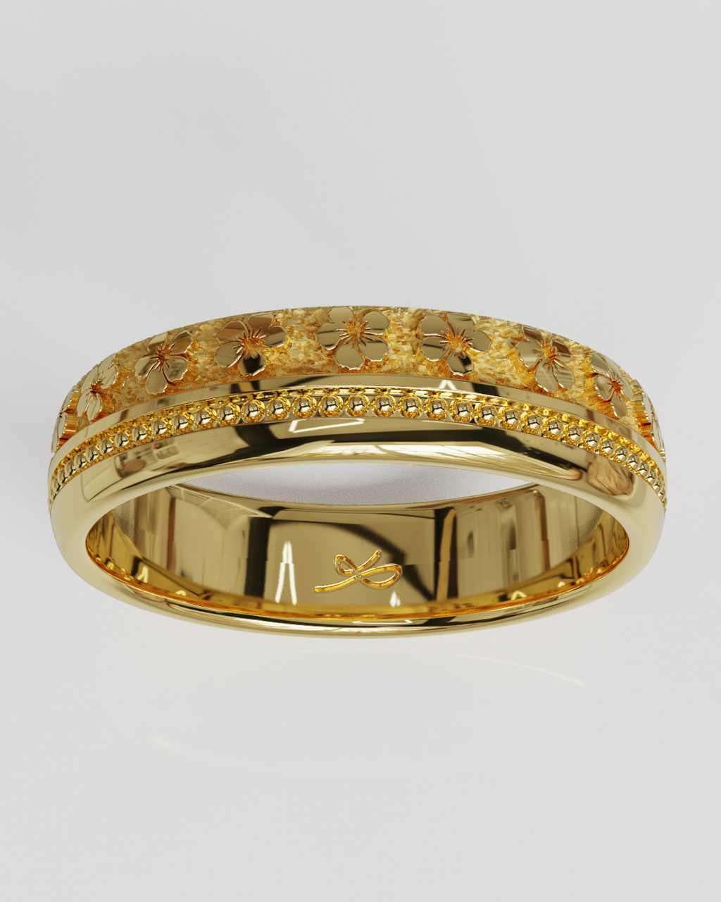 Argolla Tropi oro amarillo 18K