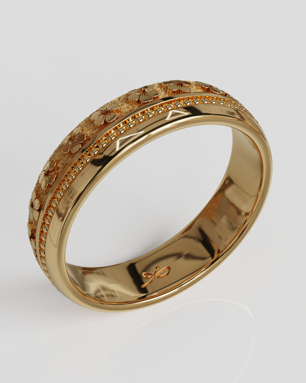 Argolla Tropi oro rosa 18K